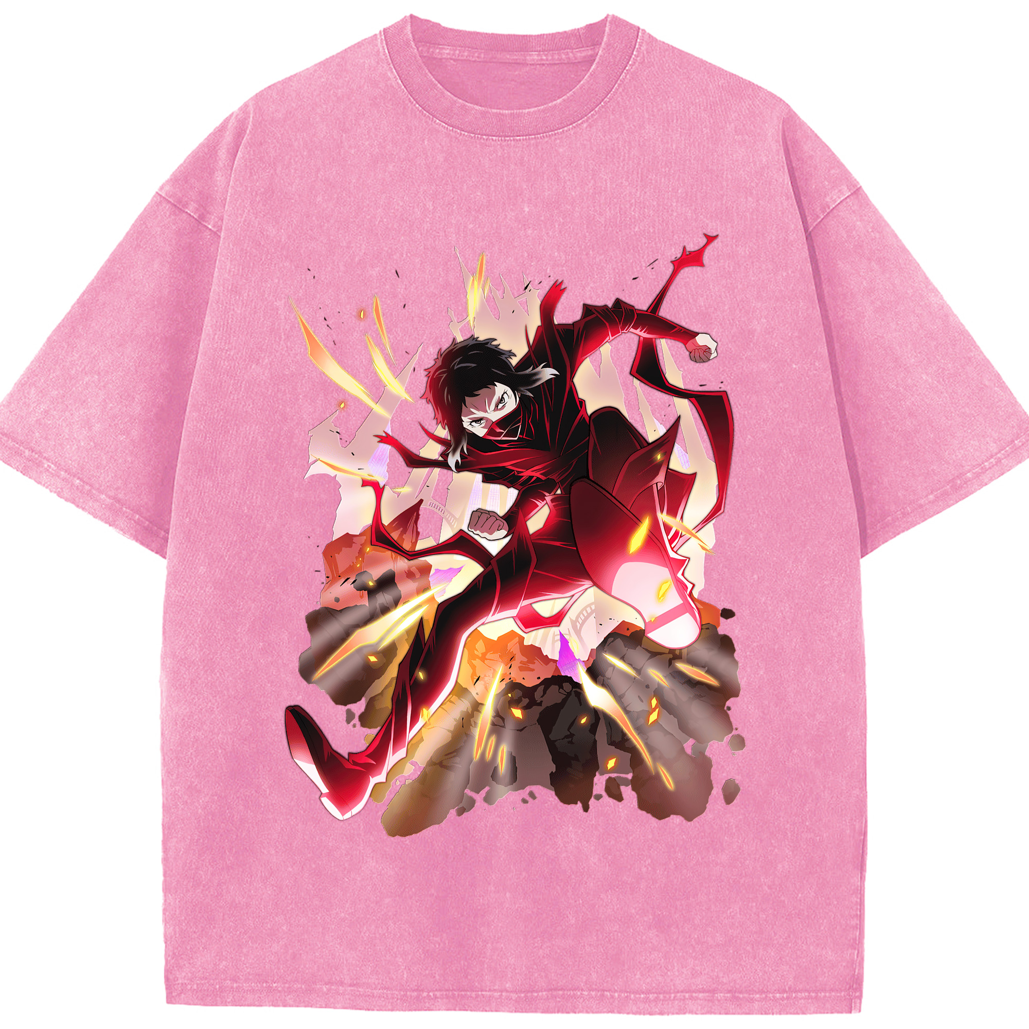 （画像用） 文豪ストレイドッグス Bungo Stray Dogs 綿100% ヴィンテージ風 半袖Tシャツ（フロントプリント）